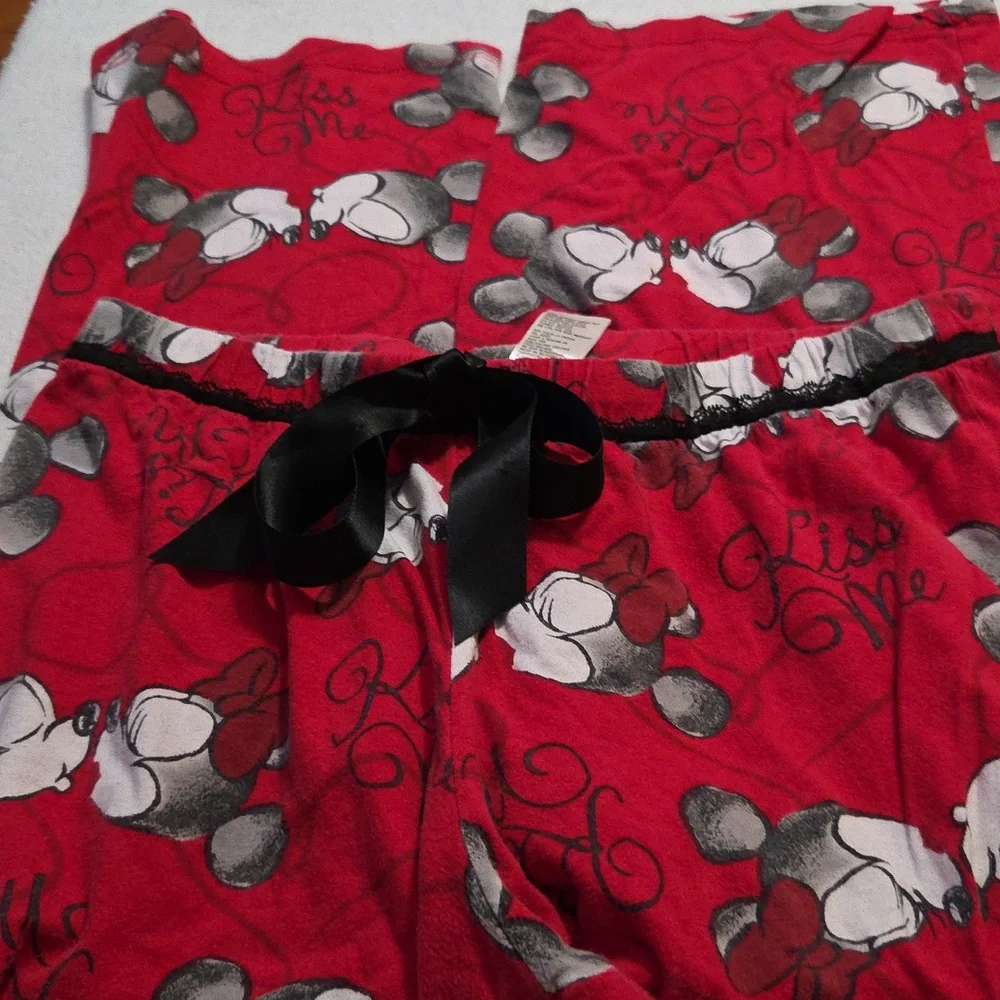 DISNEY MICKEYBAND MINNIE MOUSE PAJAMA PANTS - Picture 3 of 6